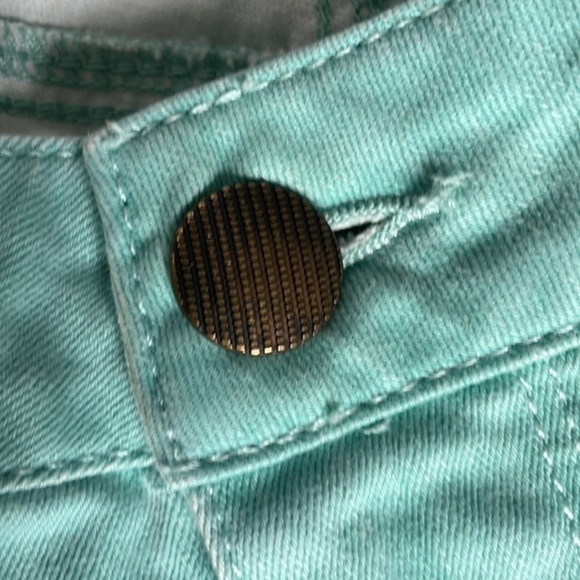 CAbi jeans size 8 aqua colored spring inspired - Picture 5 of 9
